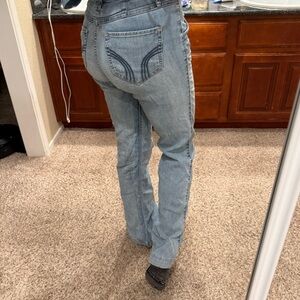 2015 Hollister Light Blue Bootcut Jeans
